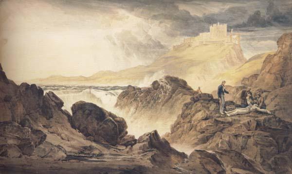 Bamborough Castle,Northumberland, John Christian Schetky